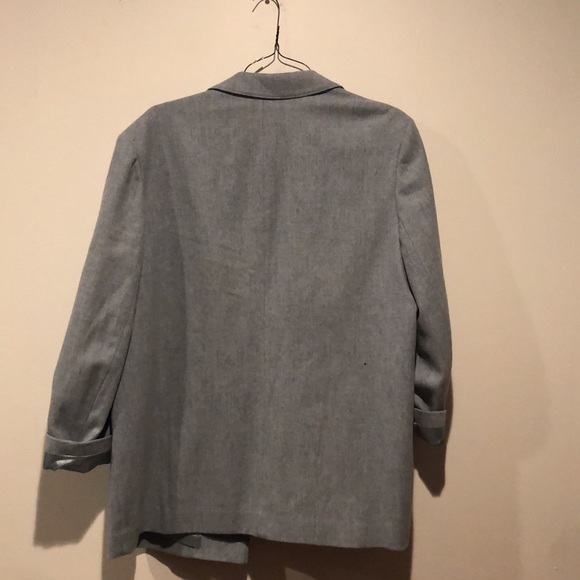 Vintage Pendleton Light Blue Wool Blazer - Picture 7 of 9